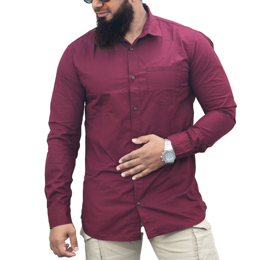 100% Cotton Full Sleeve Casual Slim Fit Shirt | Casual Shirt 22 C