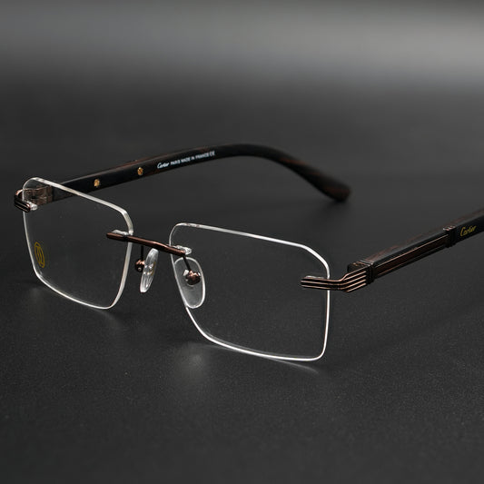 CARTIER Rimless Eye Glass | Optic Frame | CRTR Frame 45 C