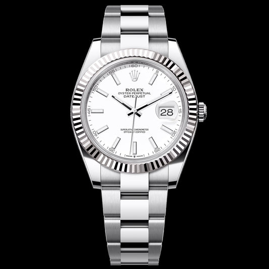 ROLEX Watch Just Date 40 Silver