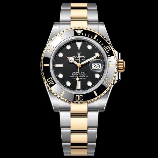 ROLEX Watch S41 Silver Golden Black