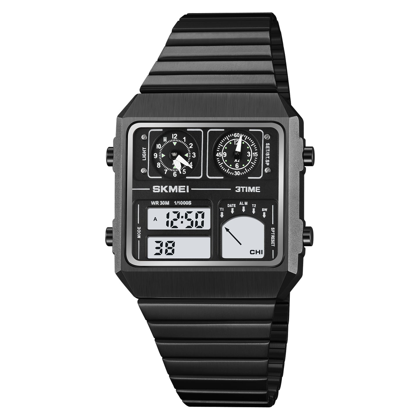 Original SKMEI Premium Quality Digital Quartz Watch | SKMEI 2198 Black