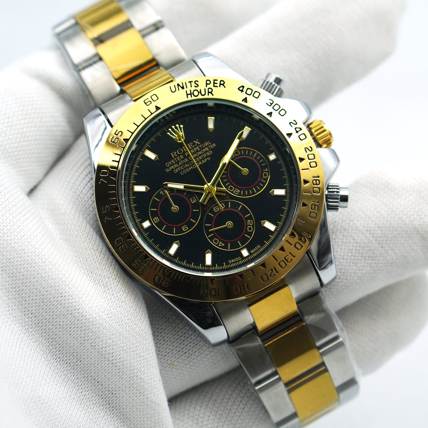 ROLEX Day Tona Chronograph Quartz Watch | RLX Watch DT 68 B