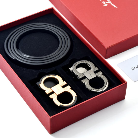 Two Manual Buckles Belt Set | Imported from China | FRDN Belt 1025