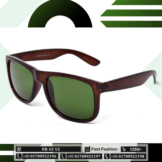 Stylish Premium Quality G-15 Lens Sunglass for Men | RB 43 V2