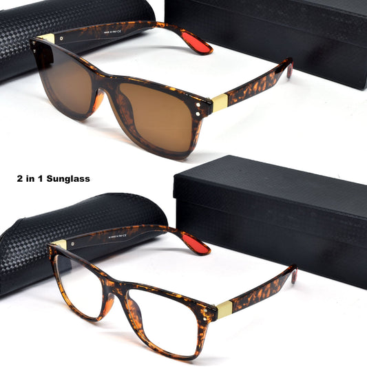 Stylish 2in1 Imported Quality Sunglass for Men | RB 126