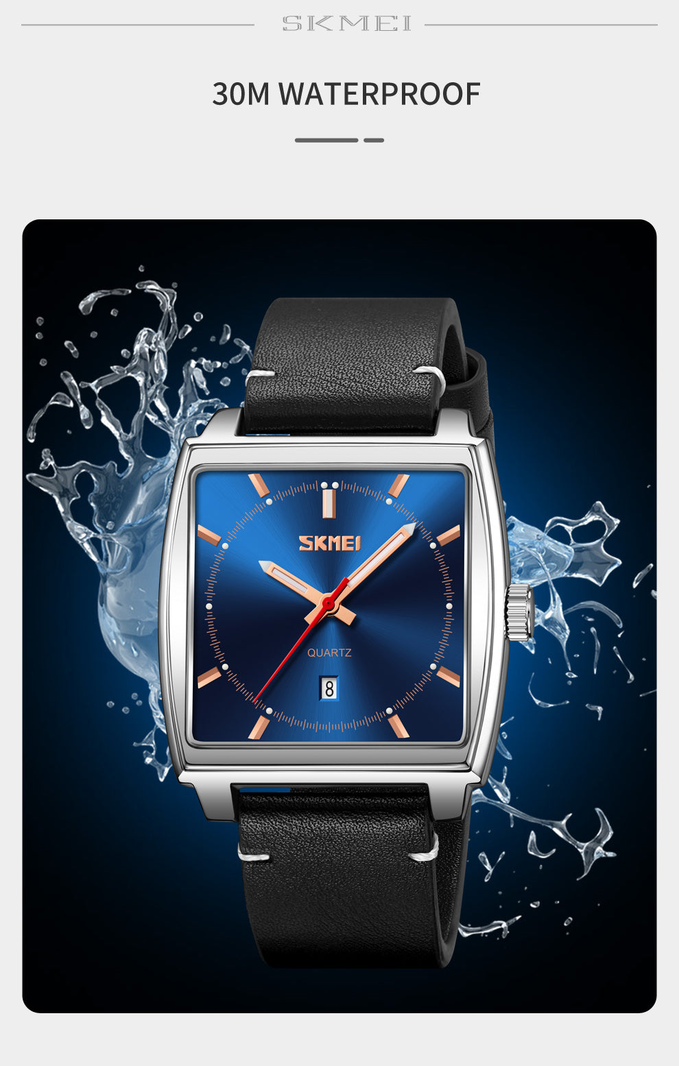 SKMEI 9136 Stylish Casual Premium Quality Quartz Watch | SKMEI 76