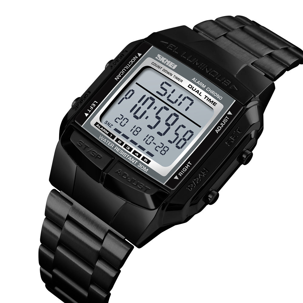 Original SKMEI Premium Quality Digital Quartz Watch | SKMEI 1381 Black