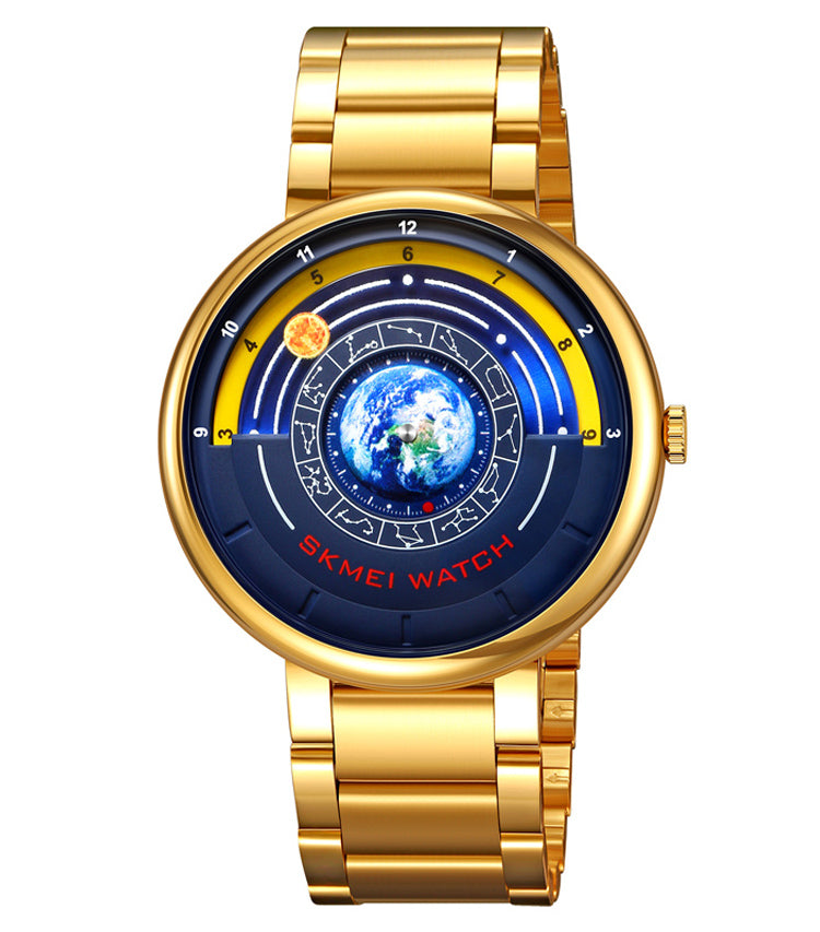 SKMEI Starry Sky Quartz Watch | 100% Authentic | SKMEI 2361 Golden