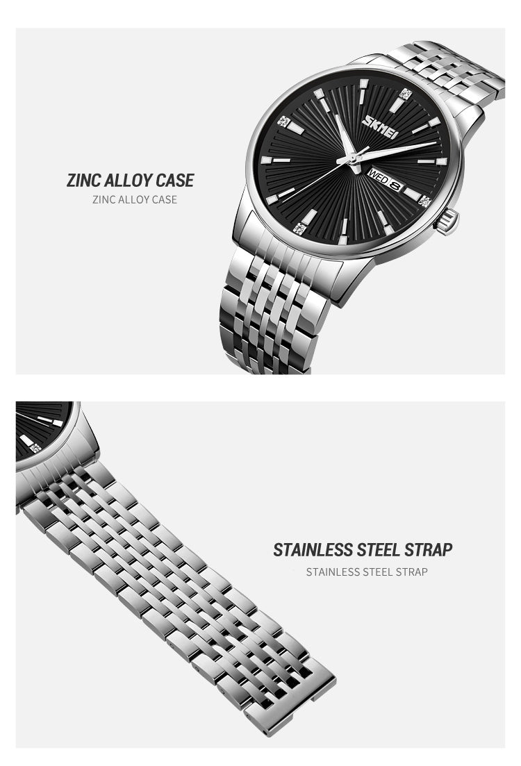 Skmei stainless steel watch hot sale