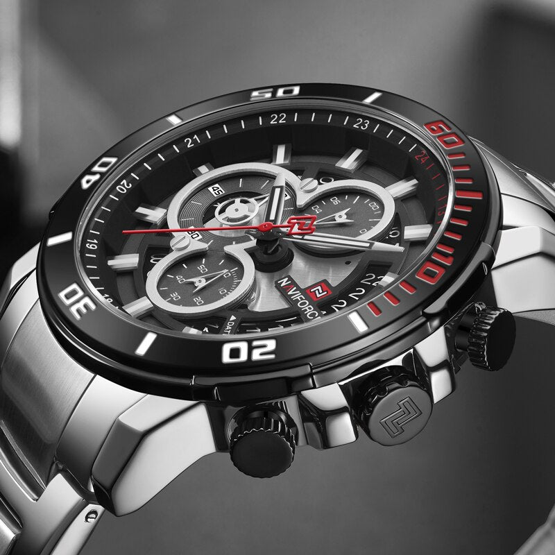 Original NAVIFORCE Stylish Waterproof Quartz Watch for Men | NF 47