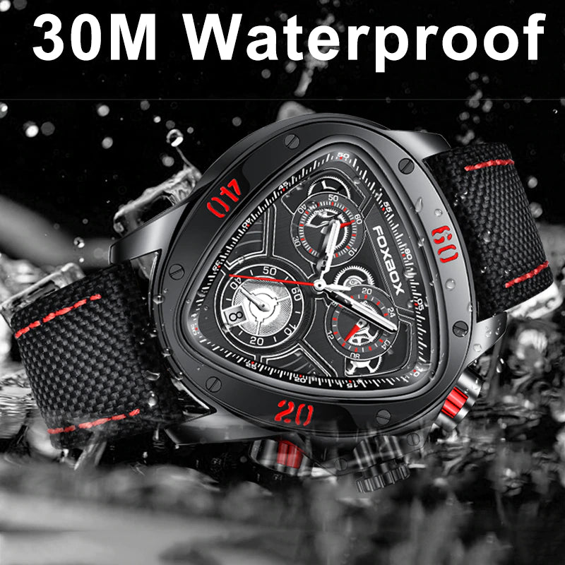 FOXBOX Luxury Quartz Waterproof Chronograph Watch | Foxbox 01