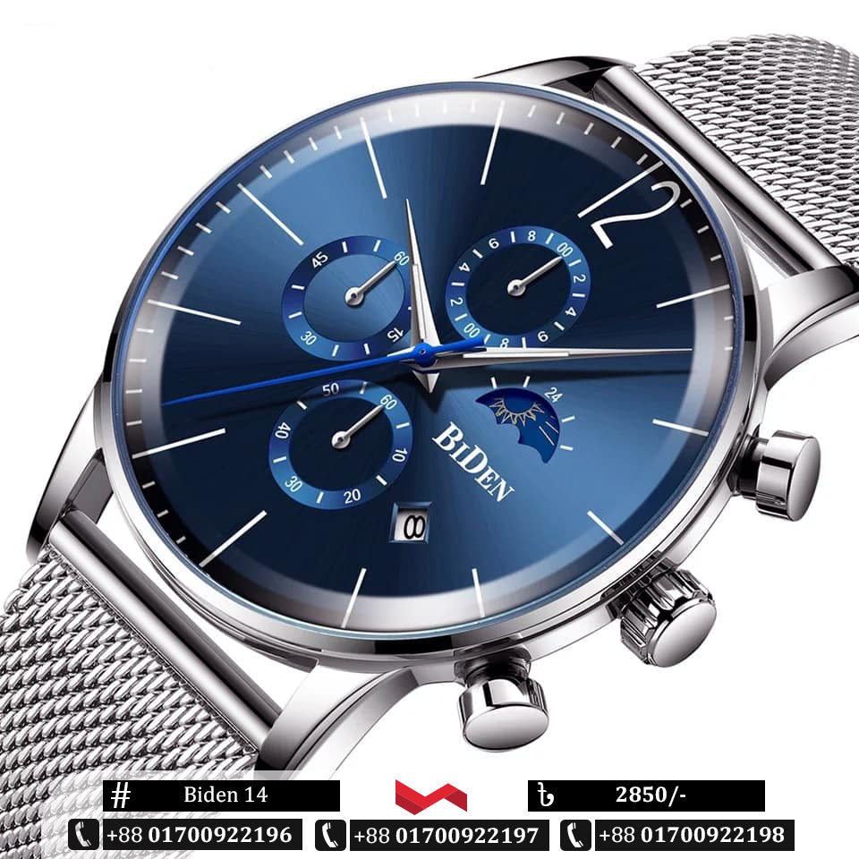 Premium Quality Business Class Quartz Watch For Men - Biden 14