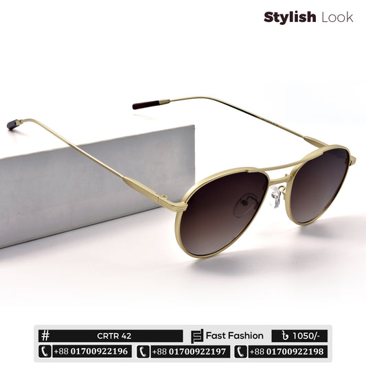 Stylish Unique Looking Quality Retro Sunglass | CRTR 42