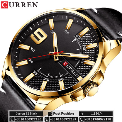 Trendy Stylish Stainless Steel Original CURREN Watch for Men | Curren 32