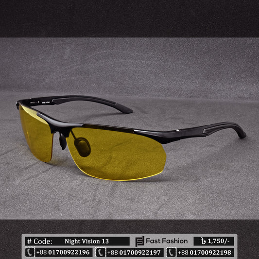 Premium Quality Polish Style Night Vision Sunglass for Men | Night Vision 13