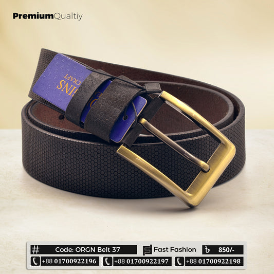 Stylish Premium Quality Original Leather Belt - ORGN Belt 37