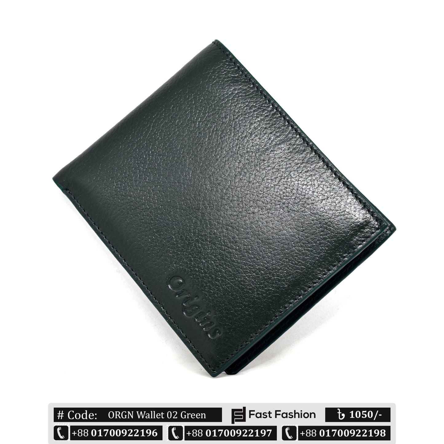 3 Part Pocket Size Premium Quality Leather Wallet for Men | ORGN Wallet 02