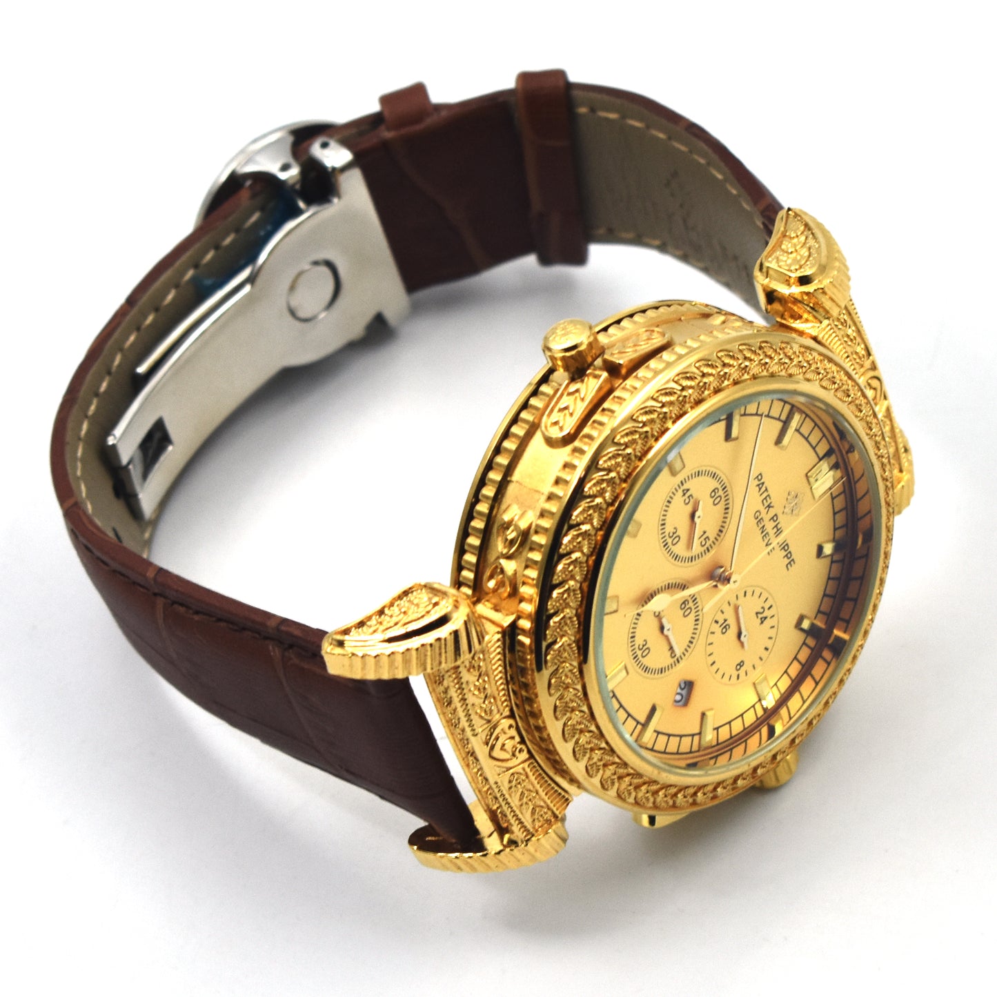 Two Side Watch Face Stylish Premium Quality Watch - PP Watch 06