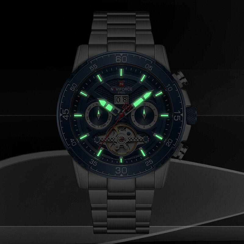 Luxury Original Premium Quality NAVIFORCE Waterproof Mechanical Watch | NF 62